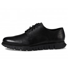 Men's Flat Toe Black Oxford Shoes